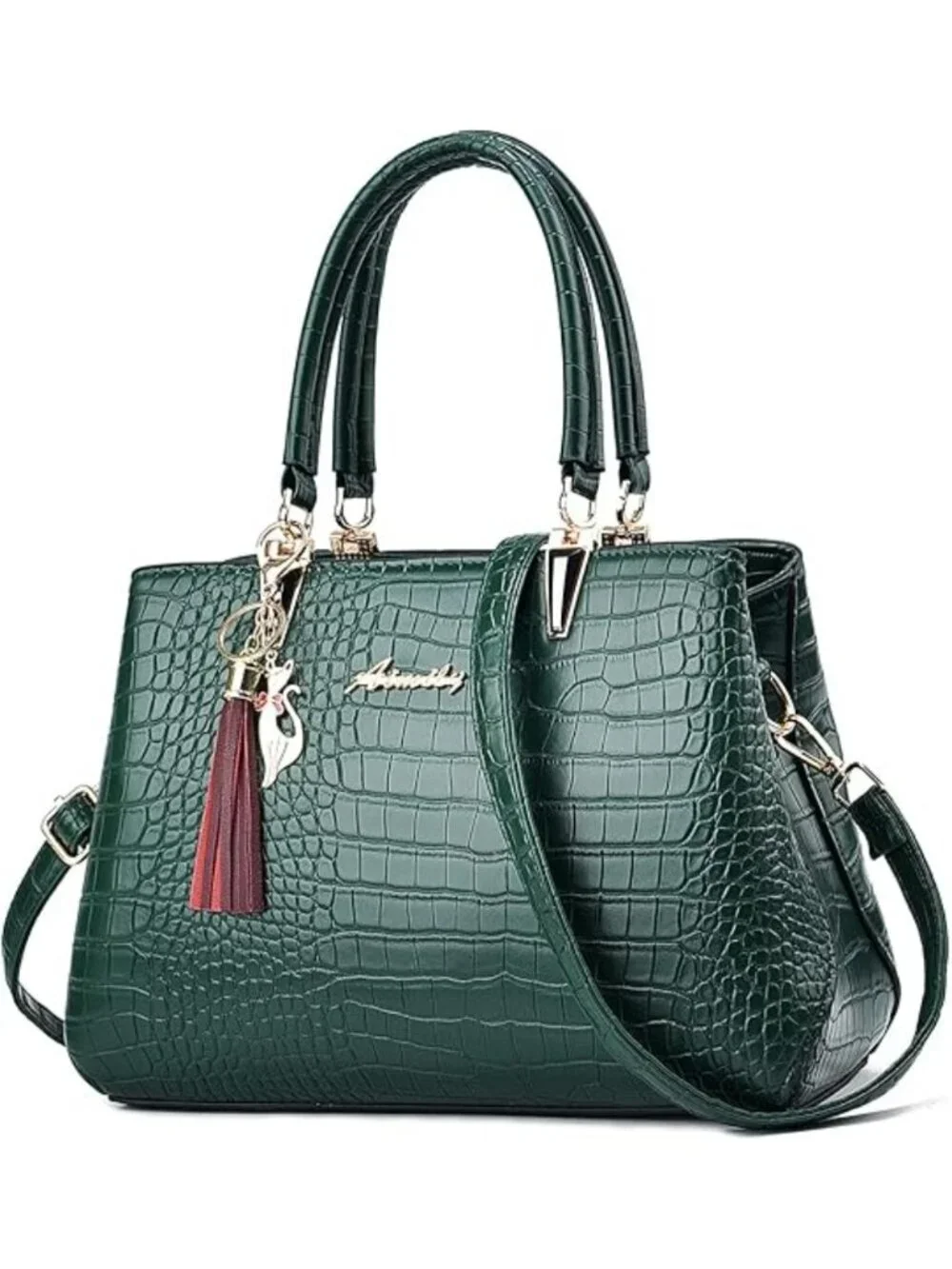 Women's 1-green S Shoulder Bag Ladies Satchel Messenger Tote Bag Purses